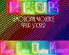 P.L.U.R. Sticker